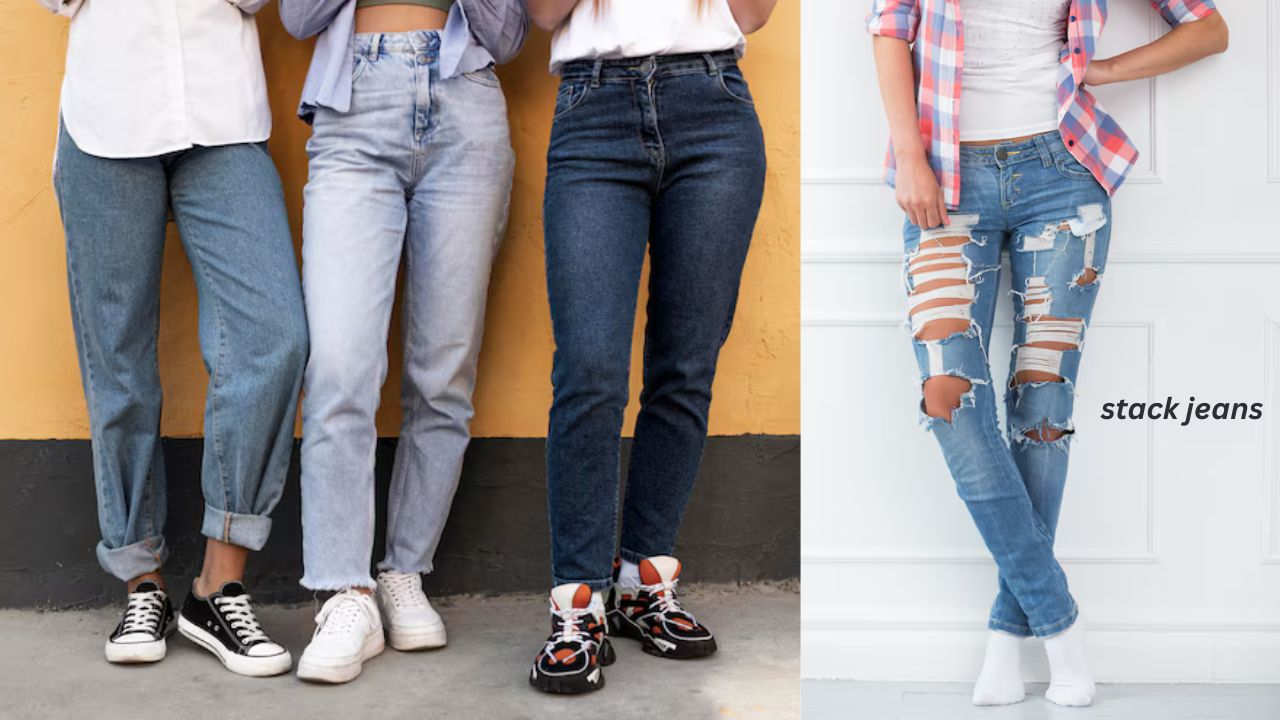 stack jeans